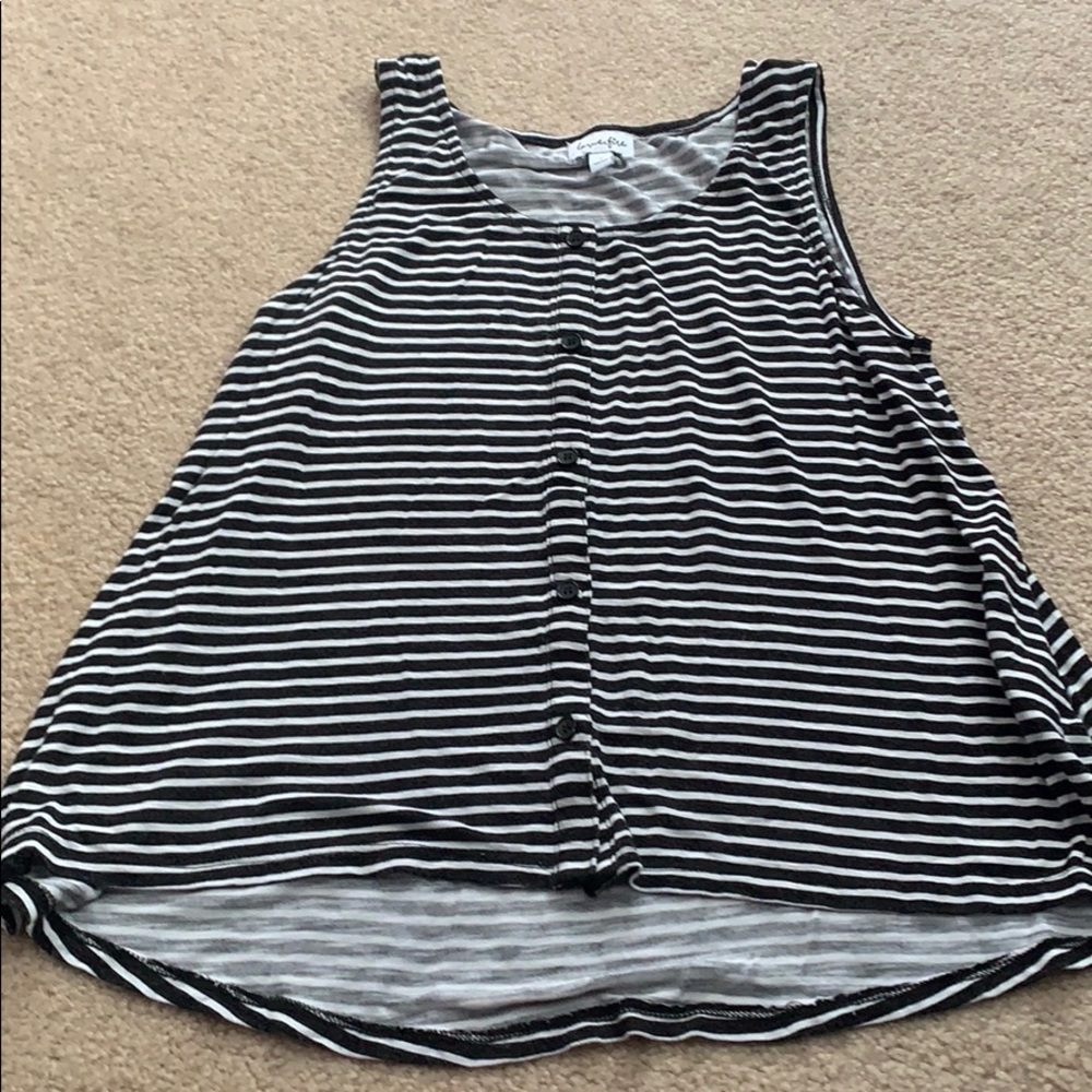 Button up tank top